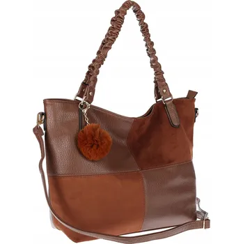 Kabelka Fashion kabelka eko kůže hnědá