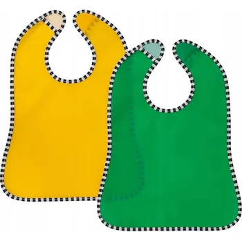 Bryndák Bryndák IKEA zástěrka, odstíny žluté a zlaté, zelená 2 ks