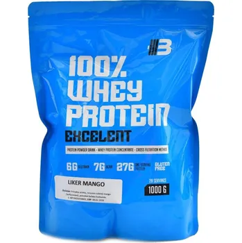 Protein Body nutrition s.r.o. Excelent 100% WPC whey protein 80 1000g - mango mléčný likér