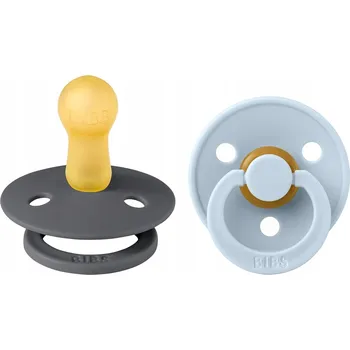 dudlíky Kulatý gumový Dudlík Bibs 6 měsíců +