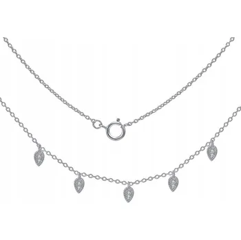 Náramek STŘÍBRNÝ DÁMSKÝ NÁRAMEK LÍSTKY STŘÍBRO 925