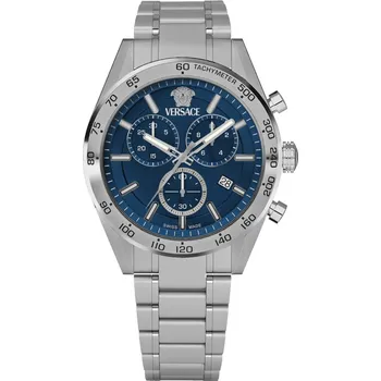 Hodinky Versace VE0CA0124 Mens Watch V-Code Chrono 41mm 5ATM