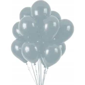 Balónek Sada balónků - stříbrné latexové balónky 30 cm 10 Ks