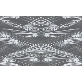 Tapeta ŠEDO-BÍLÁ TAPETA ABSTRAKTNÍ VZOR VINYL VLIES 10,05 m x 106,00 cm