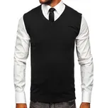 Pánský svetr bez rukávů černý MM6005 DENLEY_2XL