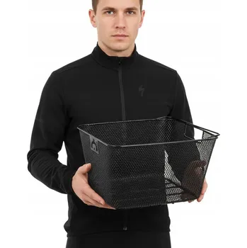 košík na kolo Košík na nosič zavazadel, zadní, montážní, černý