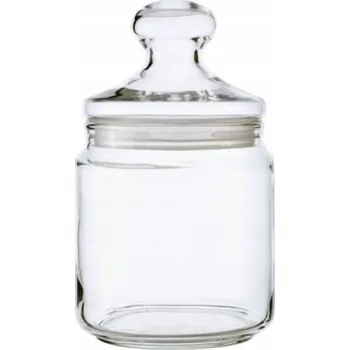 Skleněná zavařovací sklenice Luminarc Club s víčkem 0,75 l 10 x 18 cm