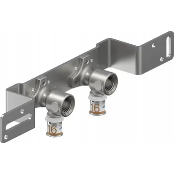 Vodovodní potrubí Tvarovka Pex Lištová lisovaná Bat 16X1/2 Z/Vnitřní Závit 80Mm Mosaz S-Press