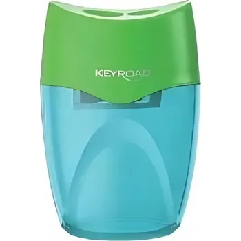 Ořezávátko Ořezávátko dvojité s nádobkou, plastové KEYROAD 1 ks