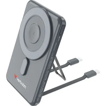 Tablet Powerbanka Verbatim Charge 'n' Go 2C, 2× USB-C, 5000 mAh - šedá