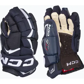 Hokejové rukavice CCM JetSpeed FT6 Pro JR navy/bílá
