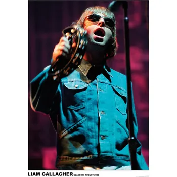 Plakát Plakát, Obraz - Liam Gallagher - Oasis Glasgow 2000