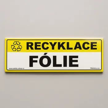 Recyklace Fólie Samolepka papírová 290 x 100 mm tl. 0,1 mm - Kód: 17418