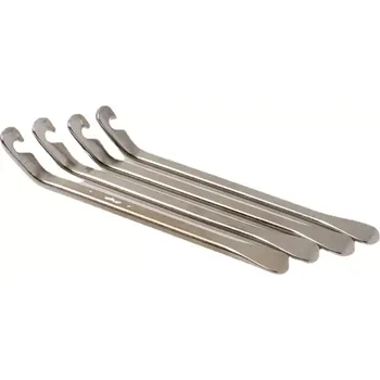 Sada 4 ocelových lžic pro odstraňování pneumatik jízdních kol (NAR4)