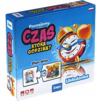 Puzzle Stolní hra POZNÁVÁME ČAS KOLIK JE HODIN? PLÁN DNE SKLÁDAČKA, skládačky pro pětileté děti, sada puzzle pro osmileté, logické skládačky pro děti puzzle Jawa