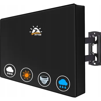 Zabezpečení domácnosti POKROWIEC OSŁONA DO TELEWIZORA NA TV 52"-55" PROTIPRACHOVÝ VODĚODOLNÝ