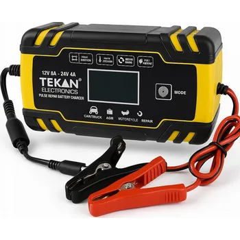 IP kamera AUTOMOBILOVÁ NABÍJEČKA 12V/24V 8A 4A AGM OPRAVA AKUMULÁTORŮ SMART