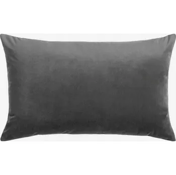 Povlak na polštářek Povlak na polštář 70x50 velurový grafitový velur grafit dekorativní