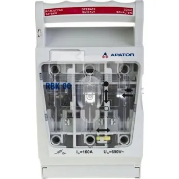 Odpínač RBK 00 Apator 690 V IP20 160 A 63-823333-111