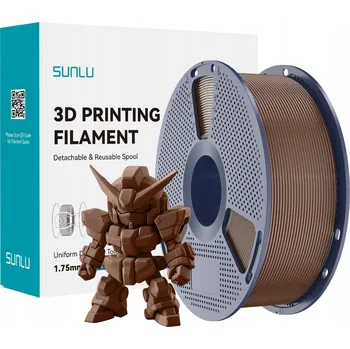 Filament Filament Sunlu PLA Pro 1,75 mm hnědý 1000 g