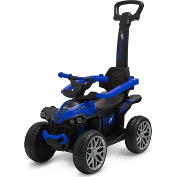 Odrážedlo Dětské odrážedlo s madlem Baby Mix Mega modré