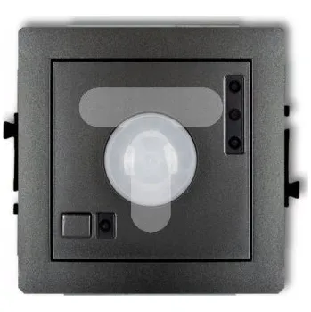 vypínač Jednopólový vypínač s pohybovým senzorem Karlik 11DCR-1 grafitový (šedý)