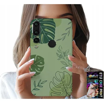Pouzdro na mobilní telefon POUZDRO PRO HUAWEI P20 PRO - ZELENÉ LISTY ZADNÍ KRYT ZADNÍ ČÁST