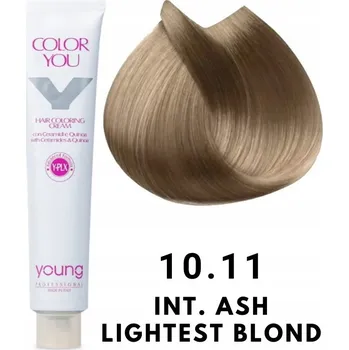 Barva na vlasy Young Barva na vlasy 10.11 (Intenzivní Popelavá Světlá Blond) 100 ml