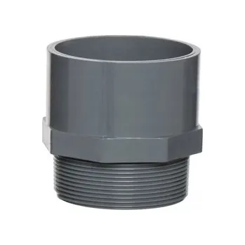 Vodovodní potrubí PVC tvarovka - přechodka, vnější závit, 63mm x 2