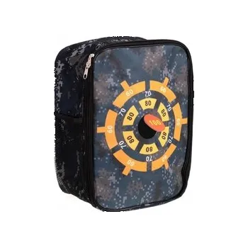 Dětská zbraň Multifunkční batoh na uložení šipek Nerf s terčem