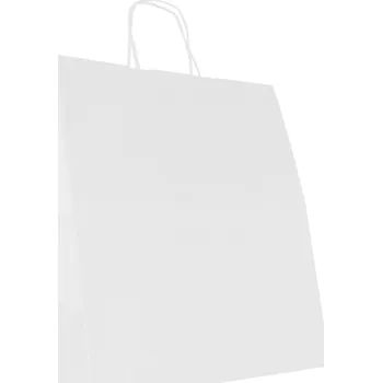 Nákupní taška Papírová taška A3 34 x 20 x 36 cm, 100 ks bílá AWIH