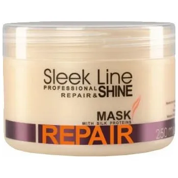 Vlasová regenerace Maska na suché vlasy s hedvábím Stapiz Sleek Line Repair 250 ml