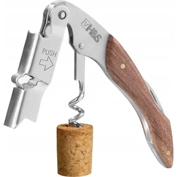 Otvírák PROFESIONÁLNÍ ČÍŠNICKÝ VÝVRTKA OTVÍRÁK NA VÍNO S NOŽÍKEM