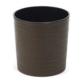 Květináč Plast Květináč béžový Lamela 30 cm x 30 x 30,5 cm