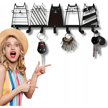 Věšák Šatní ramínko kovový DIKOM černý