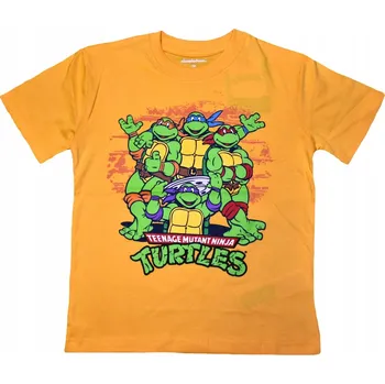 EplusM dětské tričko oranžové bavlna velikost 134