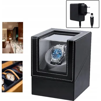 Hodinky ROTOMAT NA HODINKY PRO 1 HODINKY, OBROTNÁ ŠPERKOVNICE, ČERNÁ DÁREK