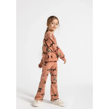 Dámské legíny Legíny pro dívky Pudrová Růžová Zvonové kalhoty vel. 092 Coccodrillo ZC4