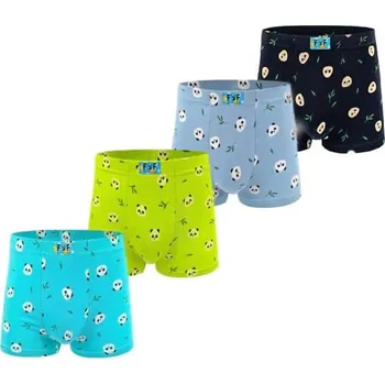 Chlapecké spodní prádlo FANNIFEN CHLAPECKÉ BOXERKY PANDA XQ2676 Velikost: 110/116, Barva: Mintová