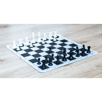 Šachy Šachová souprava Staunton MousePad, černá