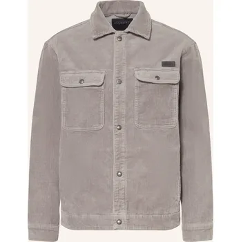 Pánský kabát Allsaints Pánská Manšestrová Bunda Castleford, světle šedá, 50