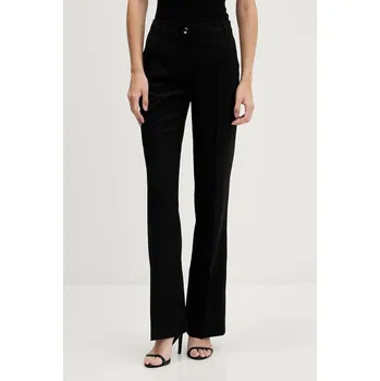Kalhoty s příměsí vlny Sisley 41YPLF083 černá 99X, vel. 36
