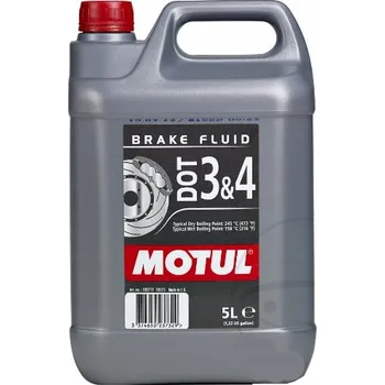 Brzdová kapalina BRZDOVÁ KAPALINA MOTUL DOT4 / DOT3 5L SYNTETICKÁ