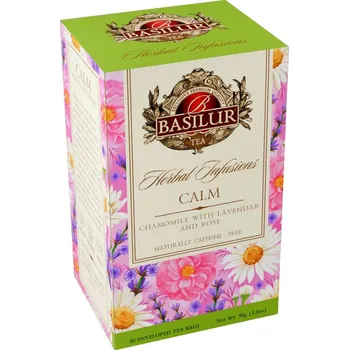 Nápoj Herbal Infusions CALM - přebal (BASILUR - papír 20x1,5g)