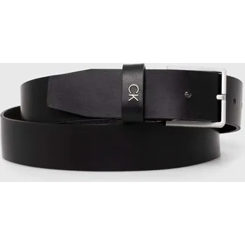 Opasek Kožený pásek Calvin Klein pánský, černá barva, K50K510083 99X, vel. 100
