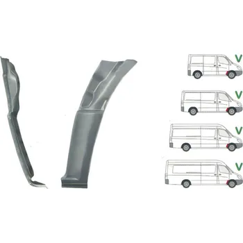 Blatník karosérie Opravný plech lem předního blatníku pravý DODGE SPRINTER (906), 01.07-12.09,MERCEDES SPRINTER 209-524, 04.06-10.13,SPRINTER 210-519, 10.13-06.18,VOLKSWAGEN CRAFTER (2E), 12.05-04.17