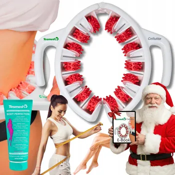 Masážní přístroj SADA Masážní Přístroj a KRÉM proti CELULITIDĚ ZPEVŇUJÍCÍ na TĚLO Nohy Zadek + E-Kniha