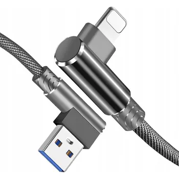 Datový kabel KABEL PRO IPHONE LIGHTNING, ÚHLOVÝ 90°, 1M