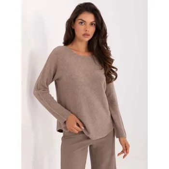 Dámský svetr Námořnicky modrý dámský svetr s aplikacemi