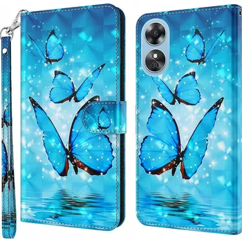 Pouzdro na mobilní telefon Flipové pouzdro XGSM pro Oppo A17, vícebarevné